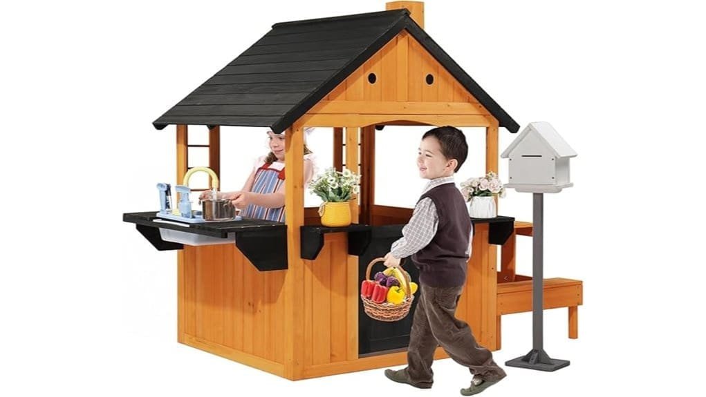 kids outdoor playhouse sink