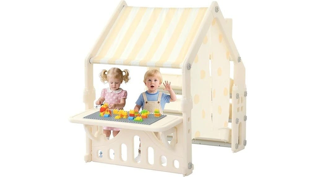 kids playhouse with storage