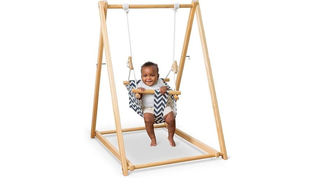 lightweight indoor outdoor baby swing