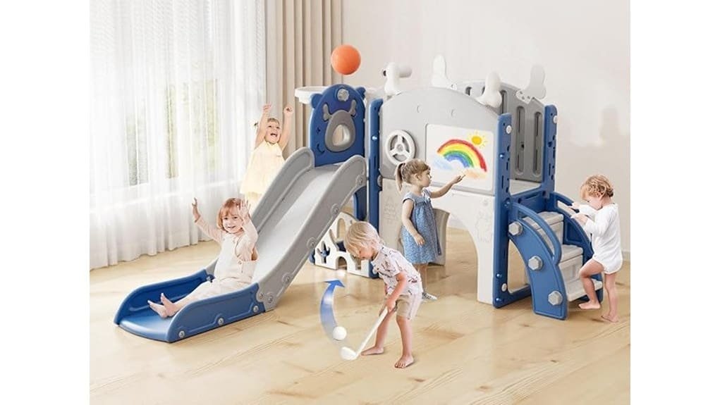 modular 12 in 1 toddler slide