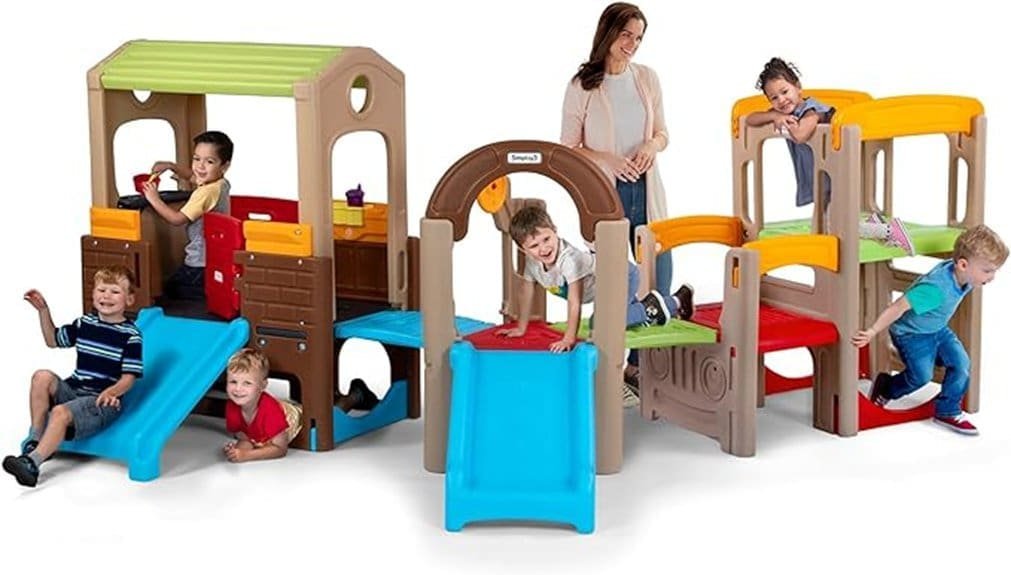 modular outdoor playset components
