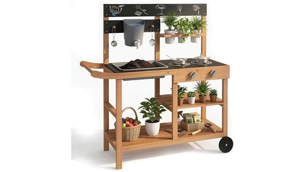 outdoor children s mud kitchen