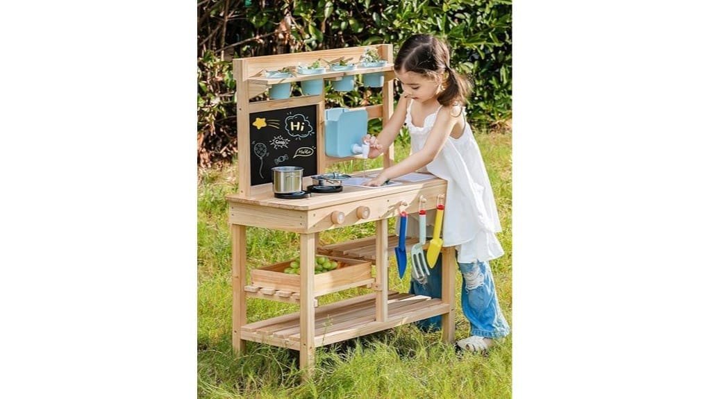 outdoor kids mud kitchen