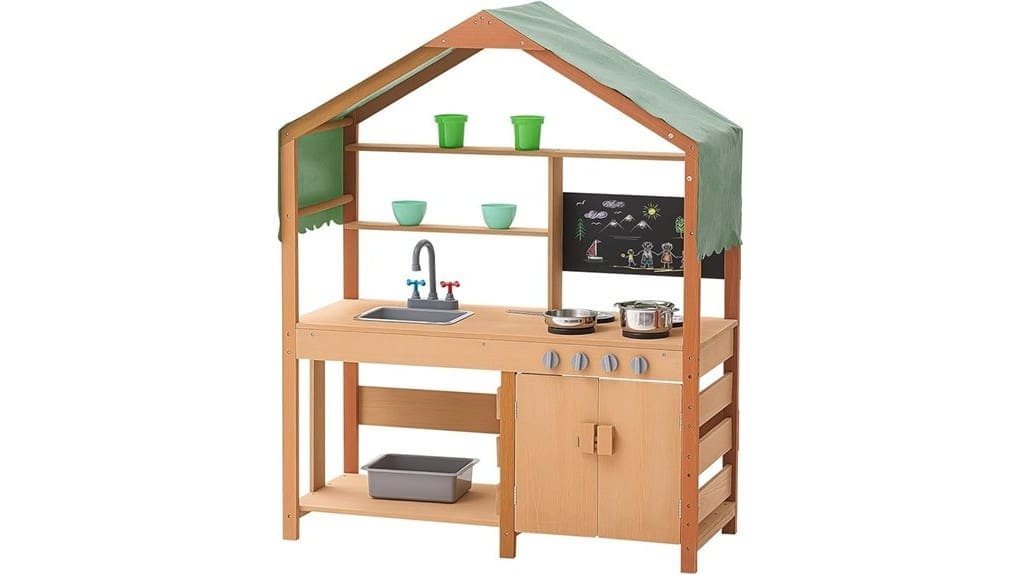 outdoor kids mud kitchen