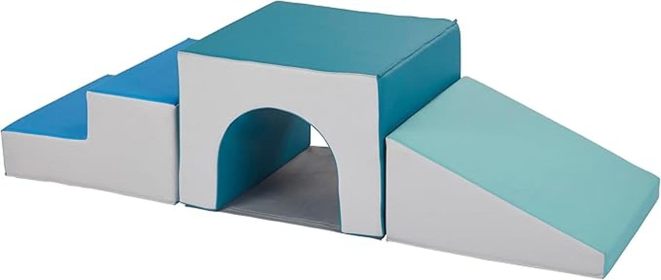 playful multi level climbing tunnel