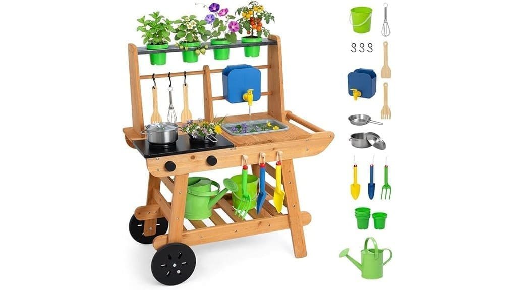 portable outdoor kids mud kitchen