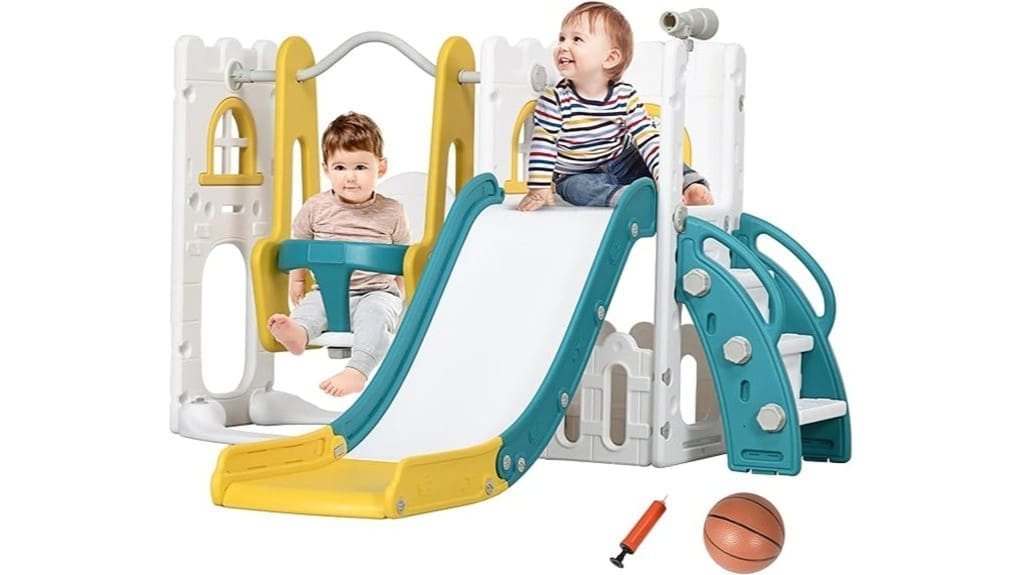 qaba 6 in 1 toddler set