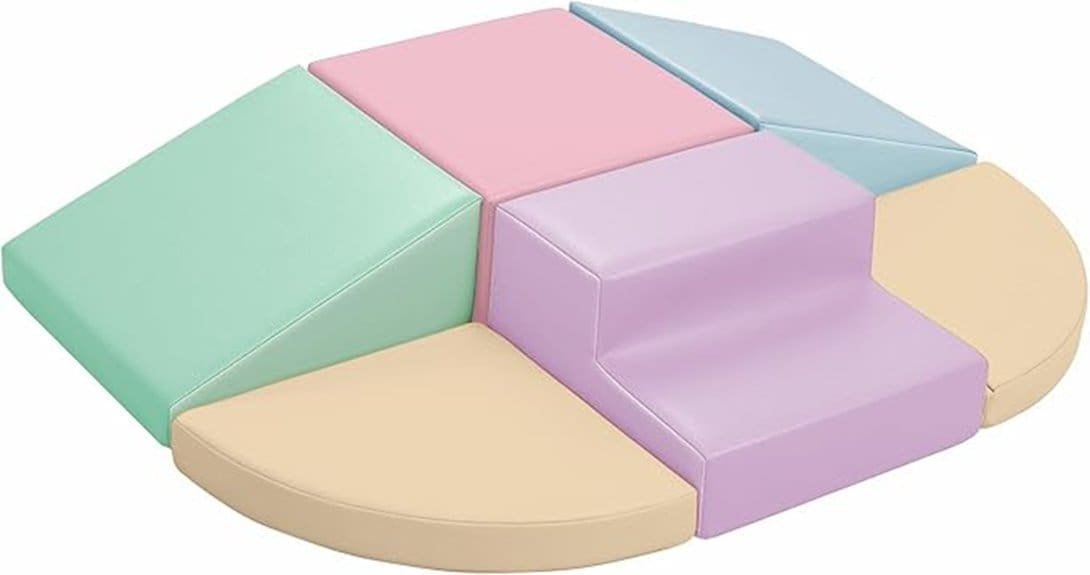 soft colorful toddler climbing blocks