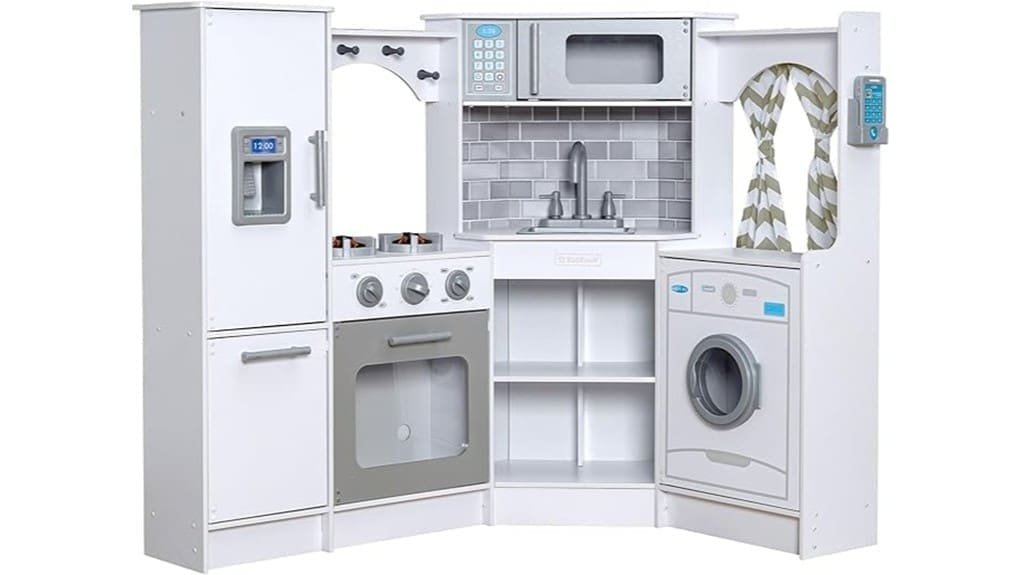 spacious realistic corner play kitchen