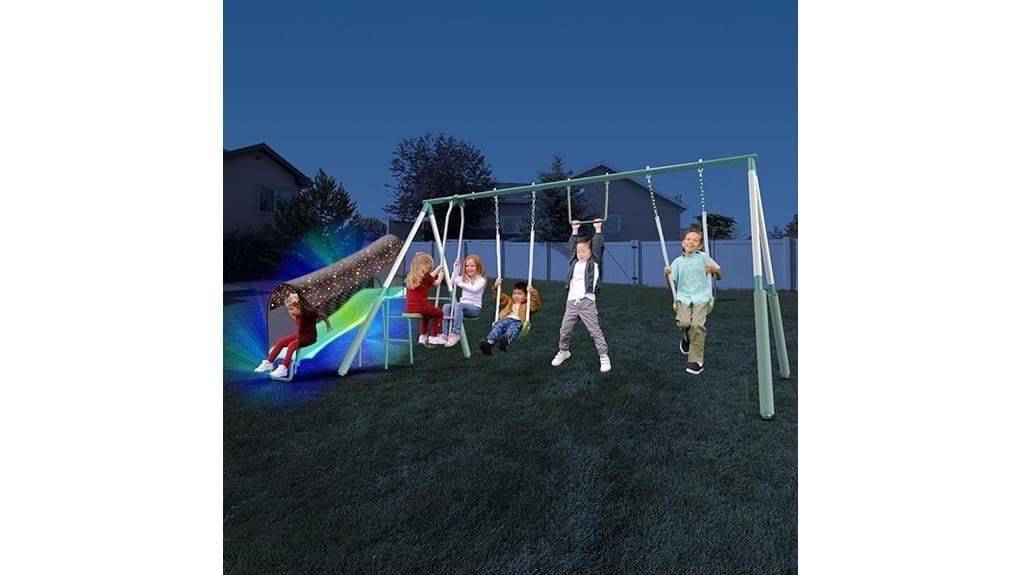 sportspower arcadia metal swingset