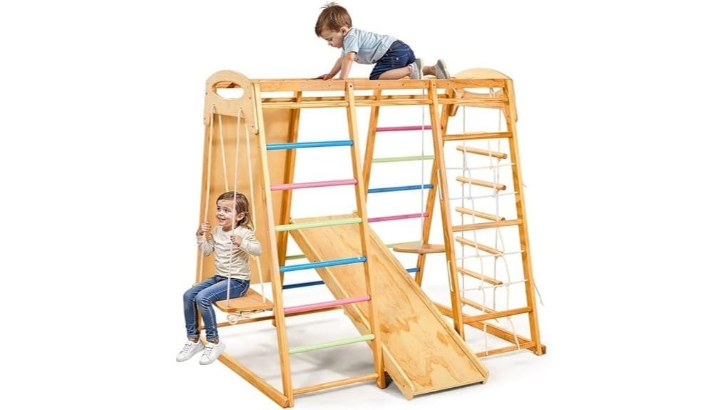 sturdy colorful kids junglegym