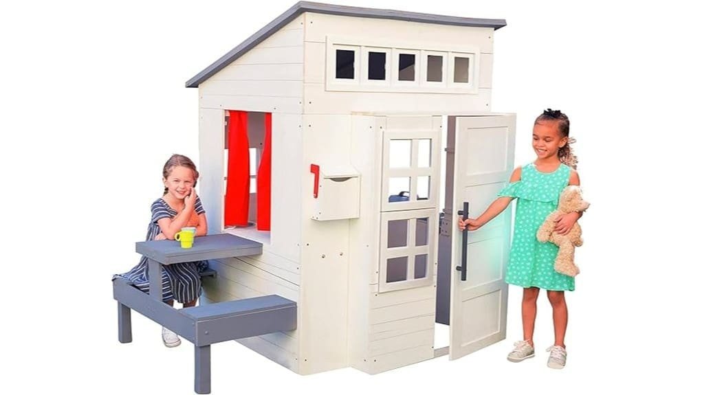 stylish durable backyard kids playhouse