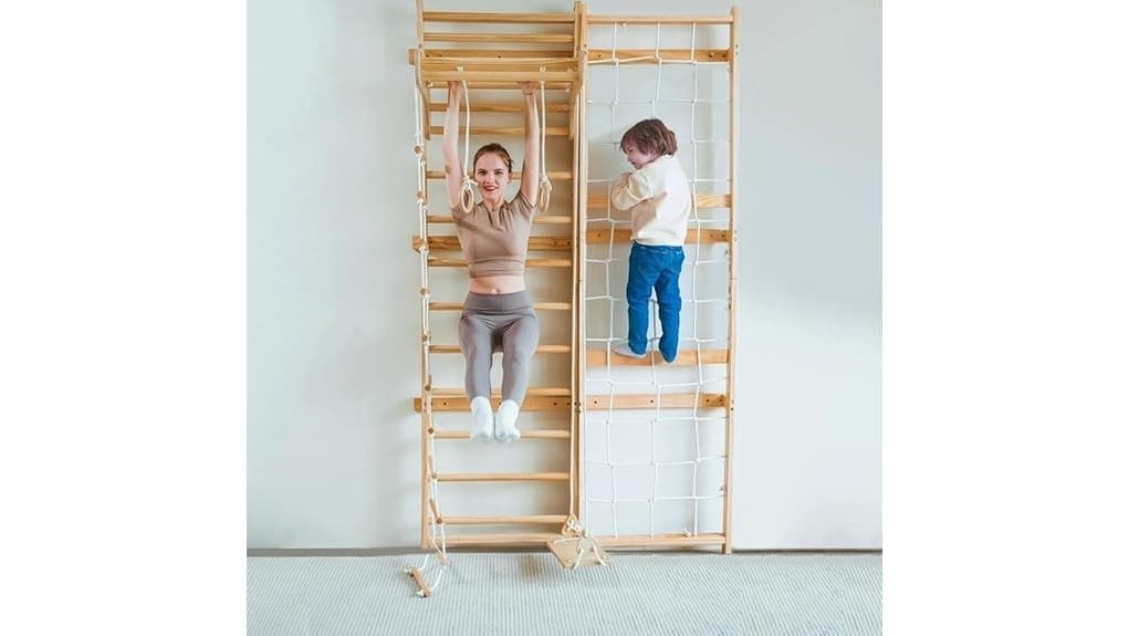 swedish ladder wall gym