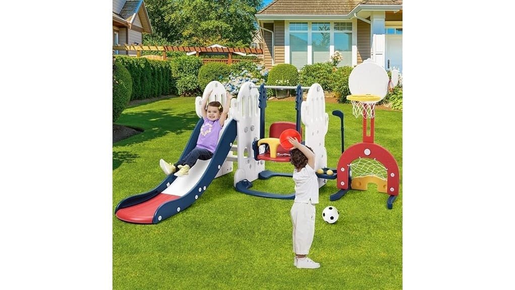 todd friendly compact outdoor playset