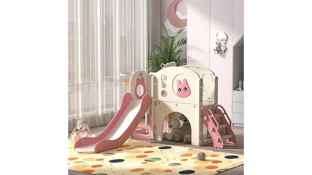 toddler 8 in 1 climber slide playset