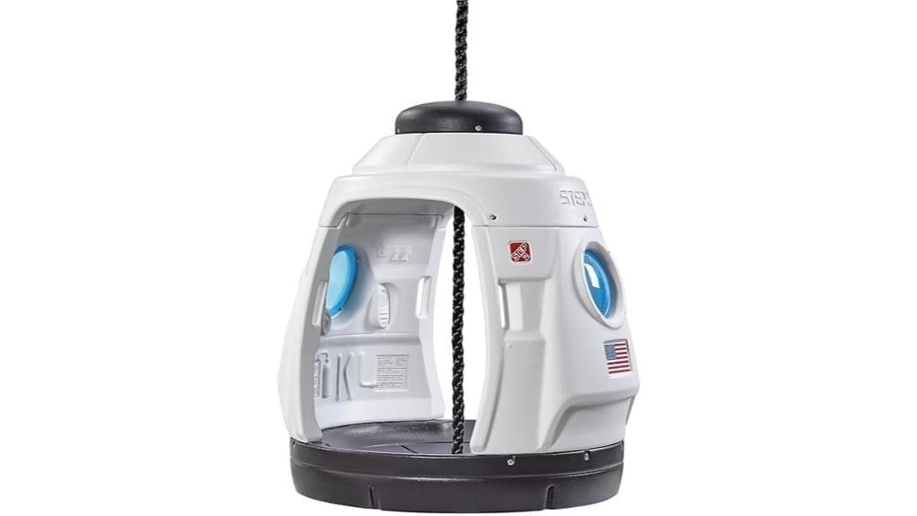 toddler swing through space capsule