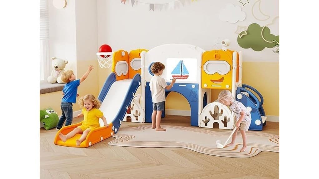 versatile 10 in 1 toddler slide