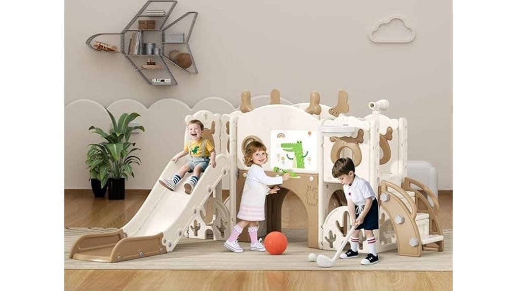 versatile compact indoor toddler playset