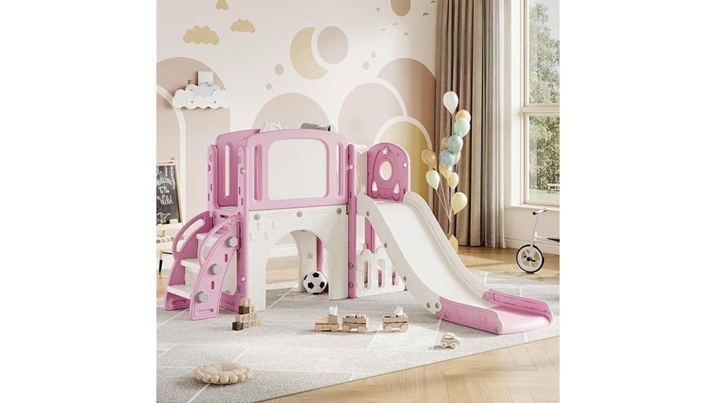 versatile eight in one toddler slide