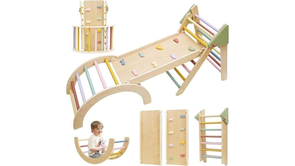 versatile indoor climbing playset