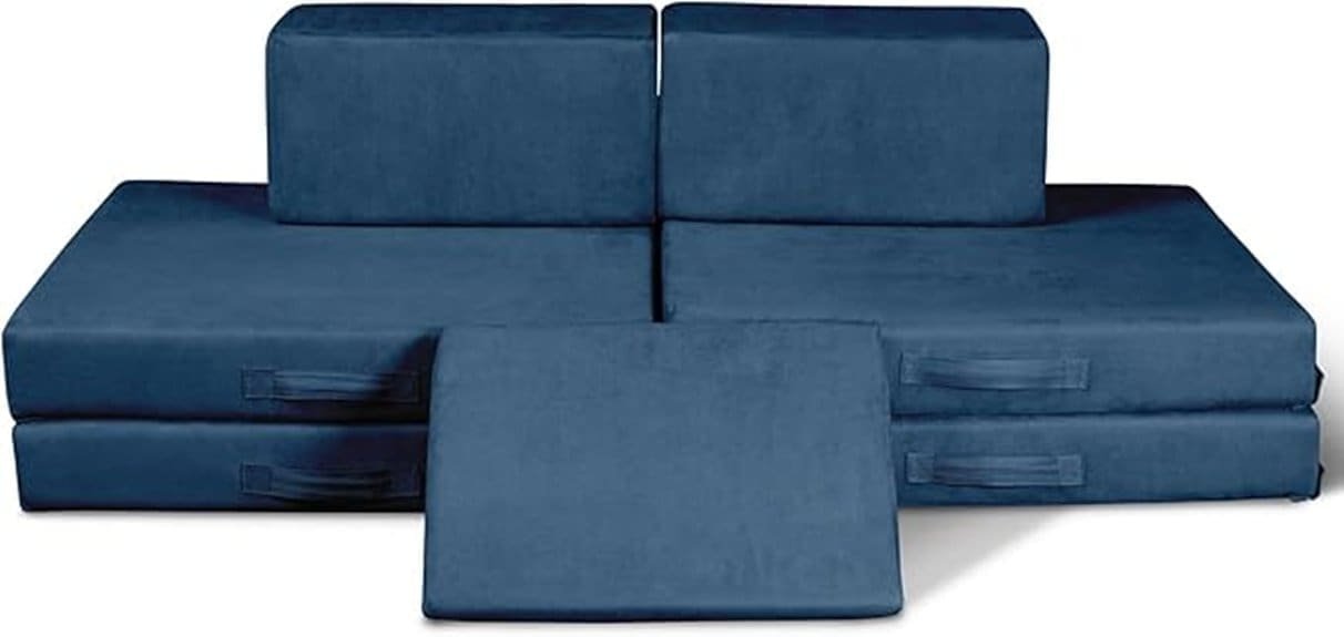 versatile modular children s foam couch