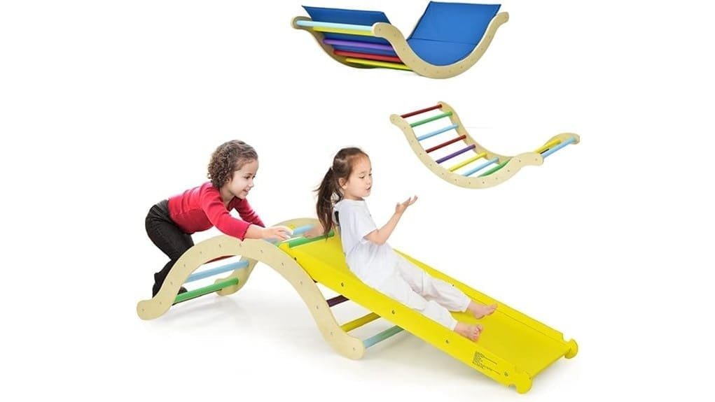 versatile toddler climbing playset