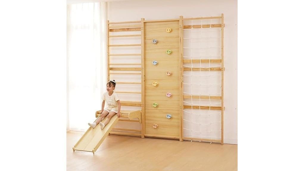 versatile walnut swedish ladder