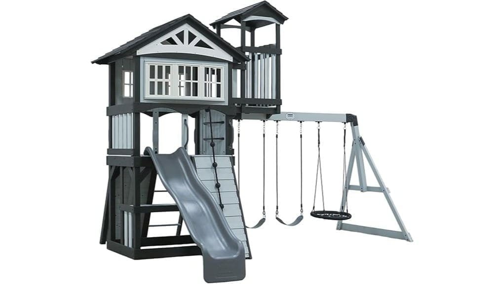 whispering point swing set