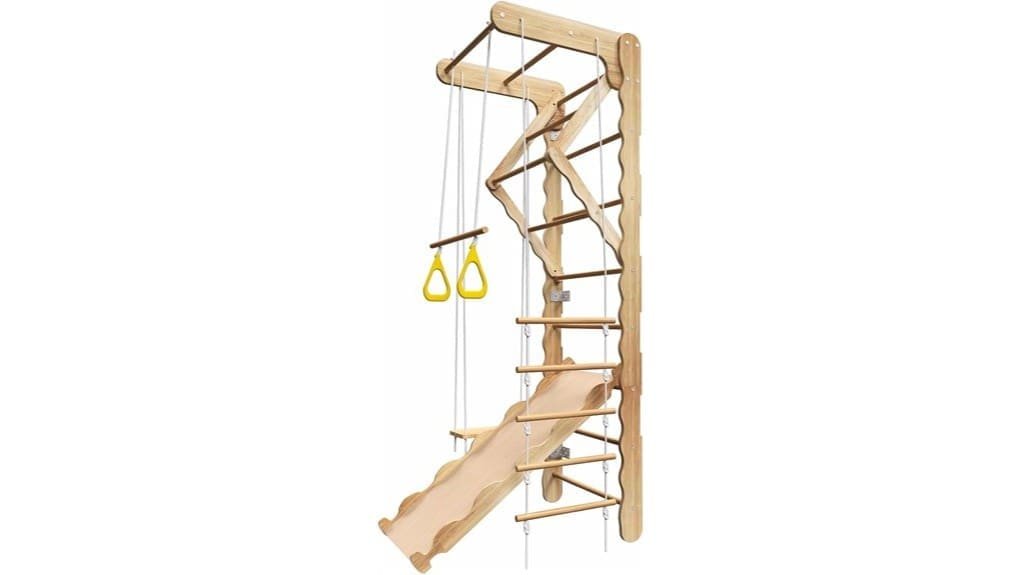 wooden 5 in 1 indoor junglegym