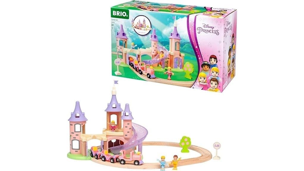 wooden brio disney princess castle