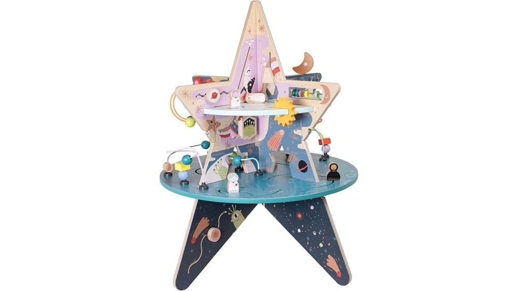 wooden celestial double decker activity