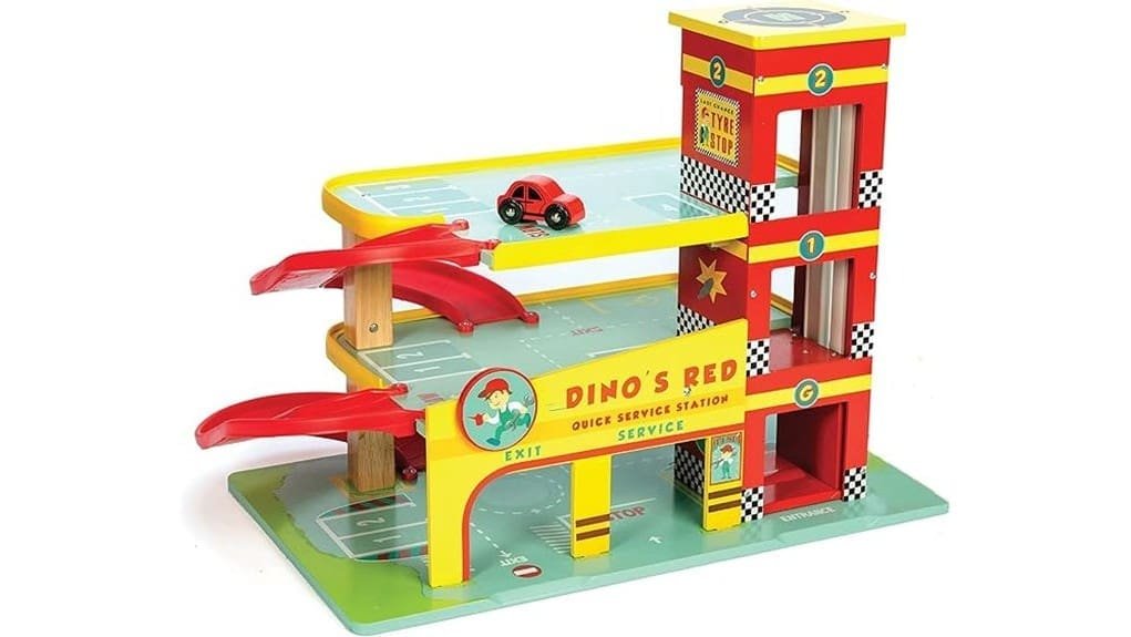 wooden dinosaur vehicle workshop