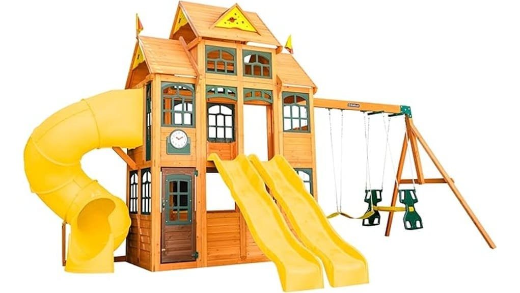 wooden kidkraft atlas swingset