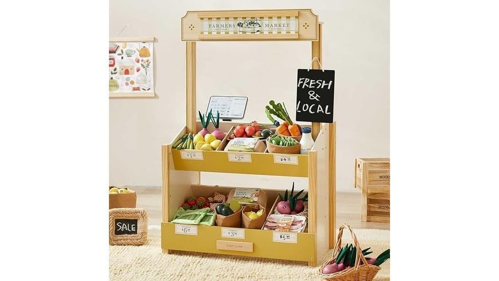 wooden miniature play store