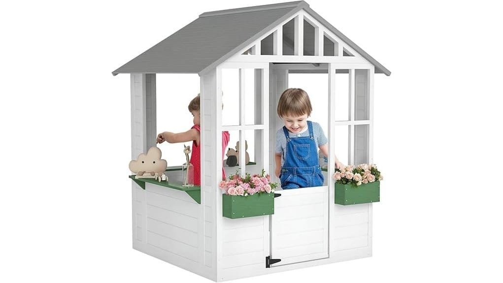 wooden outsunny children s playhouse