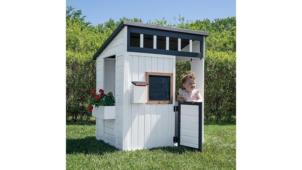 wooden playset with accessories