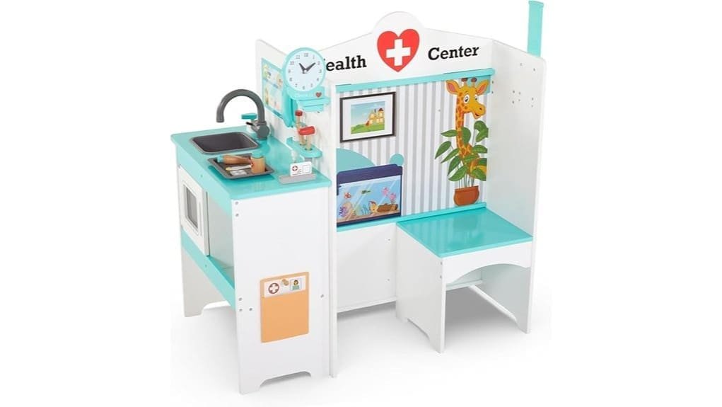 wooden pretend doctor kit