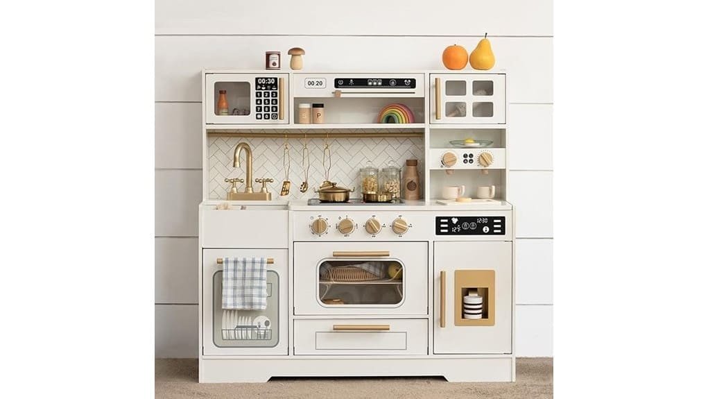 wooden pretend play kitchen