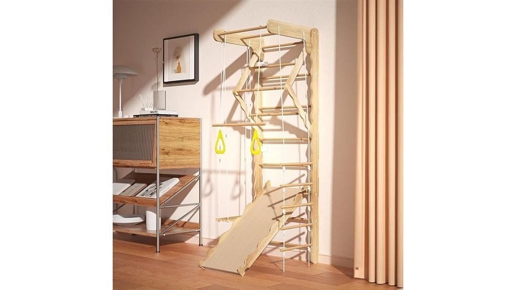 wooden swedish ladder wallgym