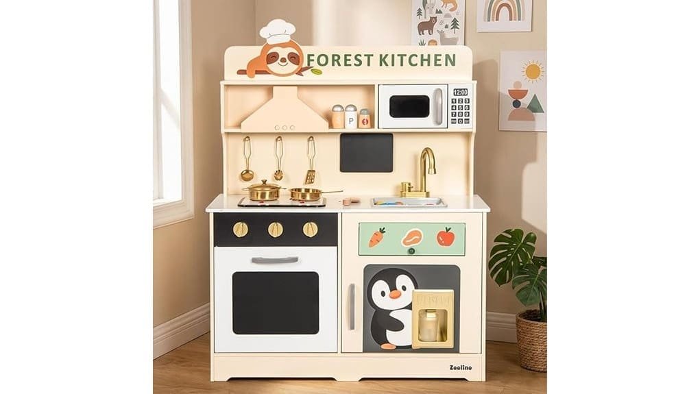 wooden zoolino toddler kitchen