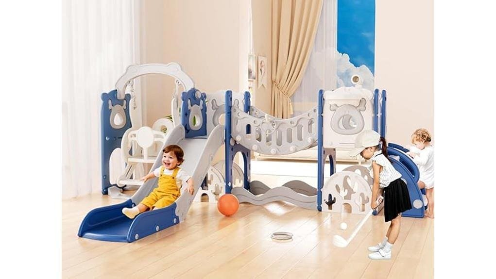 12 in 1 toddler slide swingset