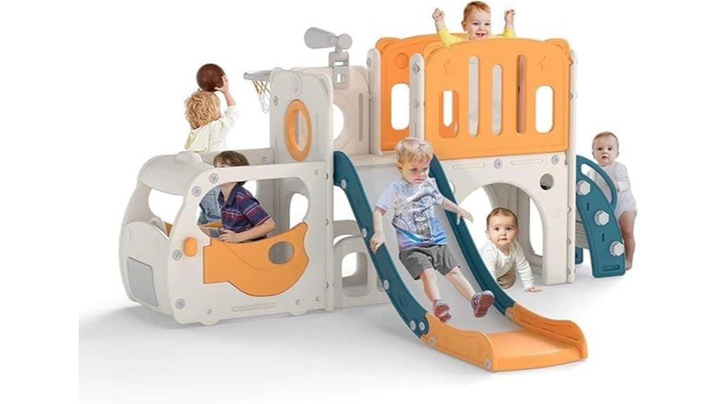 9 in 1 toddler indoor slide