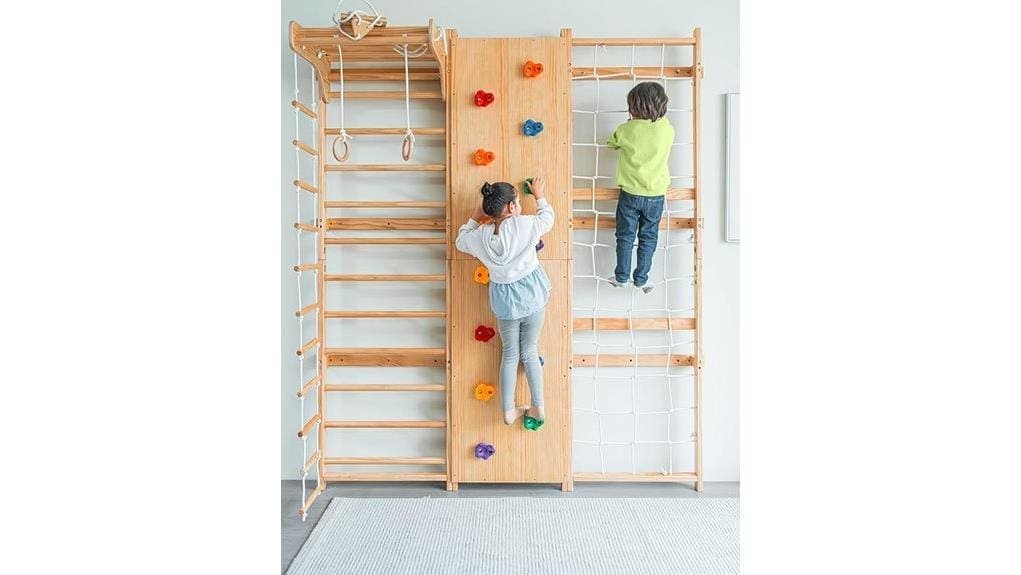 avenlur walnut swedish ladder