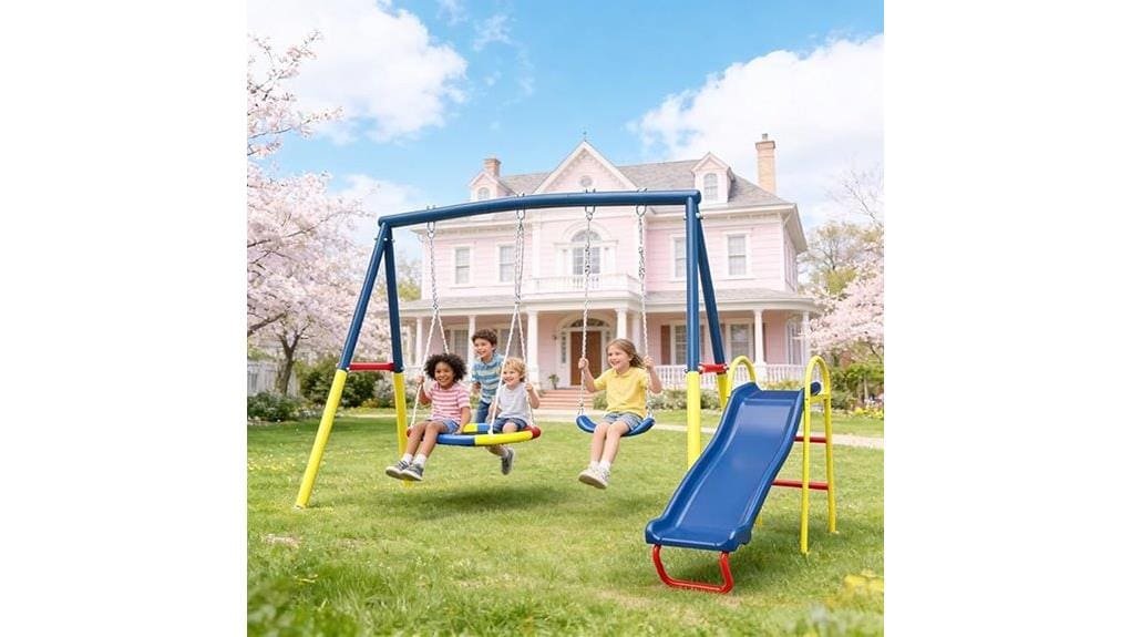 backyard 3 in 1 swingset
