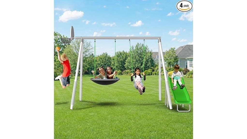 backyard saucer hoop swing