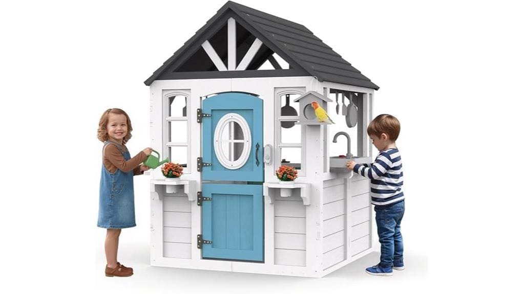 cedar outdoor kids playhouse