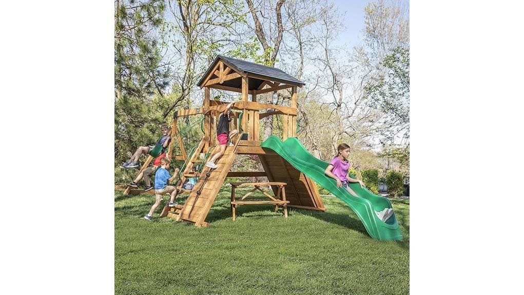 cedar swing set review
