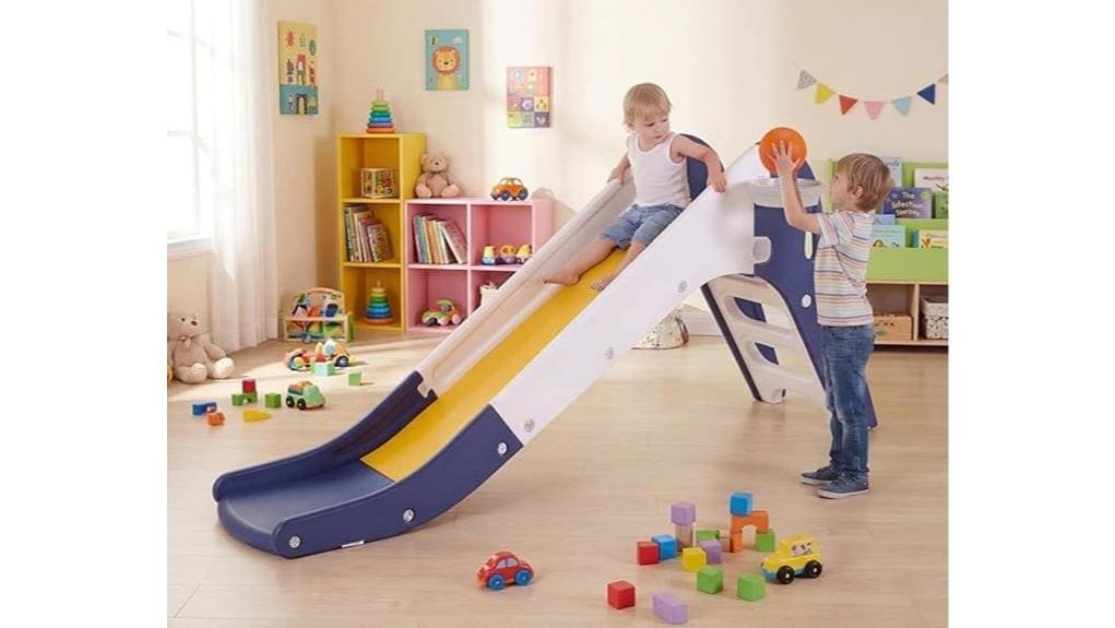 compact foldable toddler slide