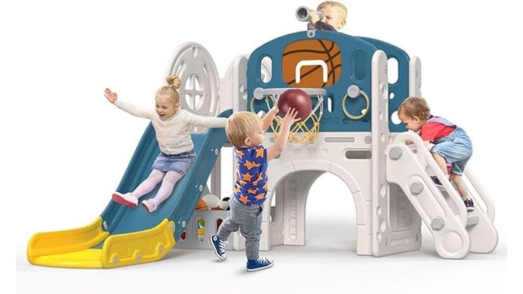 compact versatile toddler slide