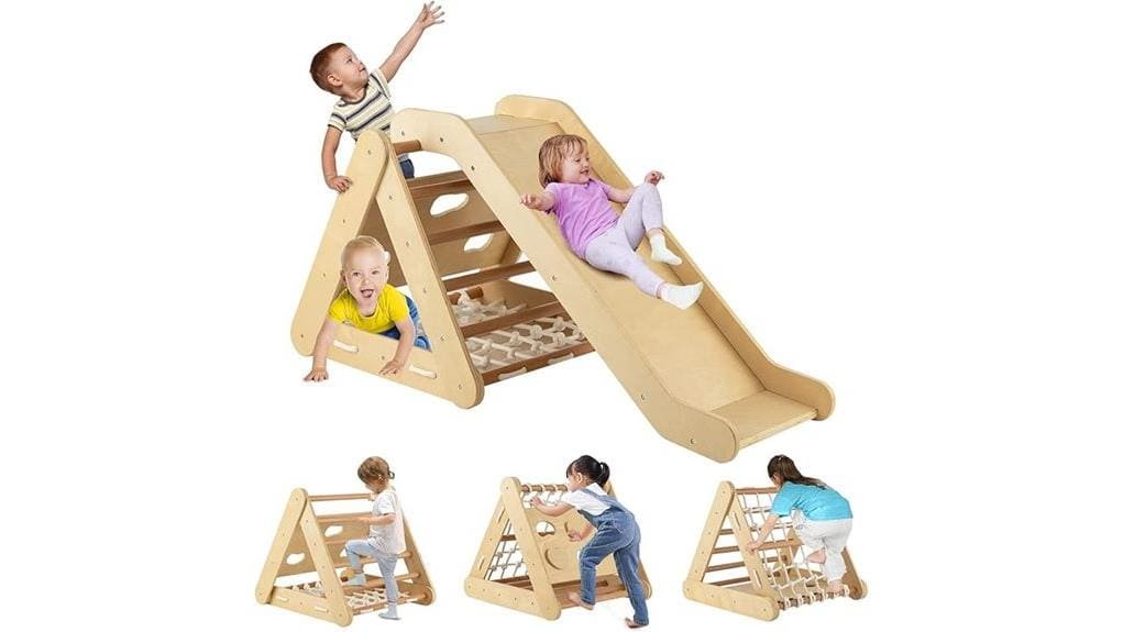 foldable toddler climber slide seat